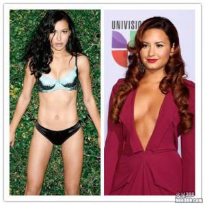 Demi Lovato在Glee上浪漫邂逅Santana