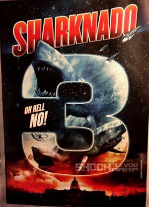 Syfy电视电影《鲨卷风3》Sharknado 3 的海报新鲜出炉